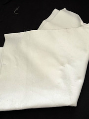 White Solid/Plain Cotton Fabric Material Pieces/Remnants – White Cotton Remnant