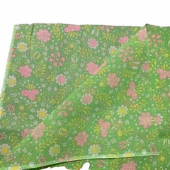 Vintage 70s Colorful Mod Wildflower Floral Thin Woven Speciality Fabric 92×44”
