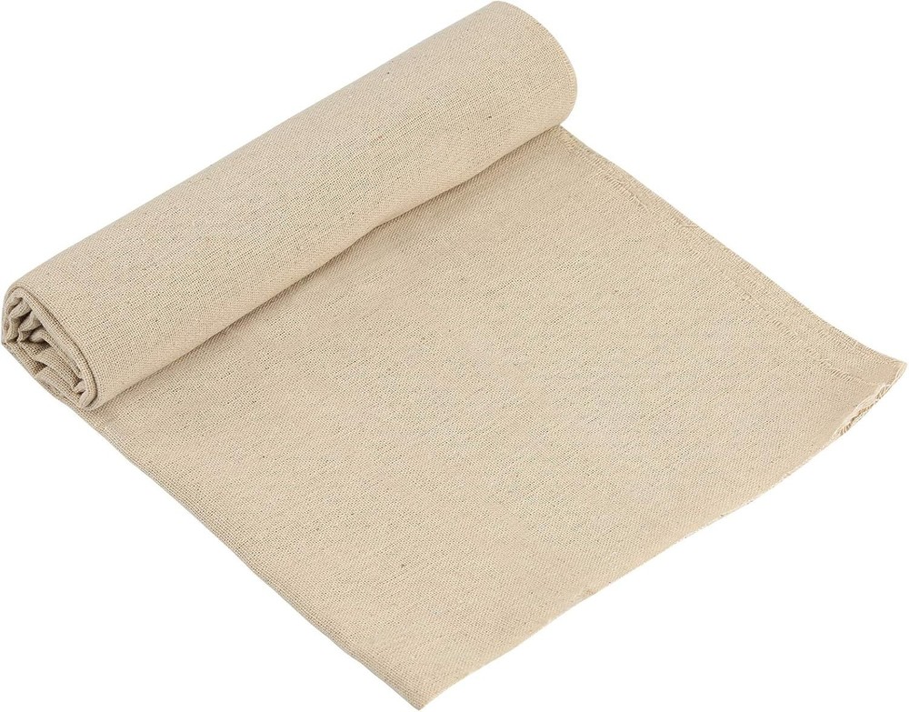 Natural Color Linen Needlework Fabric, (59In X 19In) Large Size Linen Fabric Clo