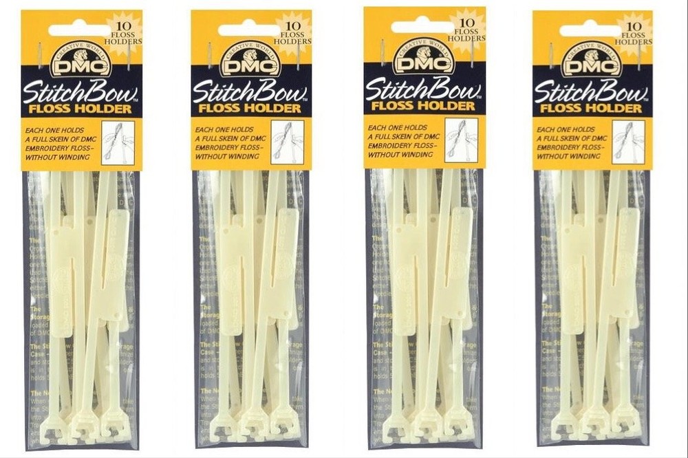 Floss Holder Bundle : 4 Pack (Total of 40 Holders) 1 Count (Pack 40)
