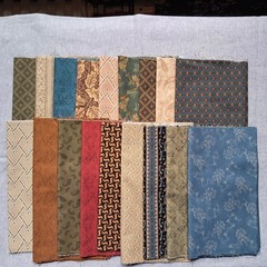 Andover Jo Morton Quilt Quilt Fabric – 1/4 Yard Cuts, Lot of 18, Over 4 Yards