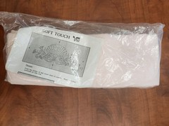 Soft Touch Visa by Milliken Cross Stitch Fabric Afghans etc 36″x60″ Peach Nectar