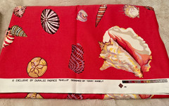 Duralee Fabrics designed by Terry Kinsley ~Shells ~ approx 9.7 Yards x 54″