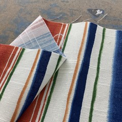 4.125 Yard Piece of Tommy Bahama Home Playa Eterna Seascape Stripe Canvas…