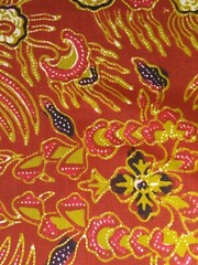 BATIK PRIMA HAND MADE in Indonesia Cotton Fabric Bright Colors 2 Yards 24″ x 41″