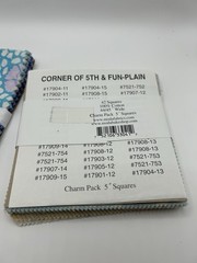 Moda & Kaffe Fassett Fabric Charm Pack Lot – Rowan FreeSpirit Precuts 30-42 Pcs