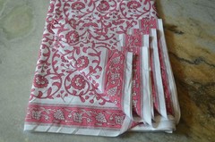 NO TARRIF CHARGES 100% ✅ 10 Yard Sanganeri Hand Printed 100%Cotton Fabric ZK-17