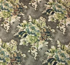 COVINGTON VENUS CINDERSMOKE WATERCOLOR LARGE FLORAL FABRIC BY YARD 54″W