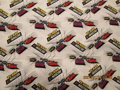 NASCAR RACING 100% COTTON NEW WHITE BACKGROUND 1 YARD by CAMELOT FABRICS NEW