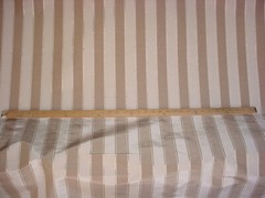 11-1/4 Brunschwig & Fils BF10016 Aubrey Taupe Silk Cafe Stripe Upholstery Fabric