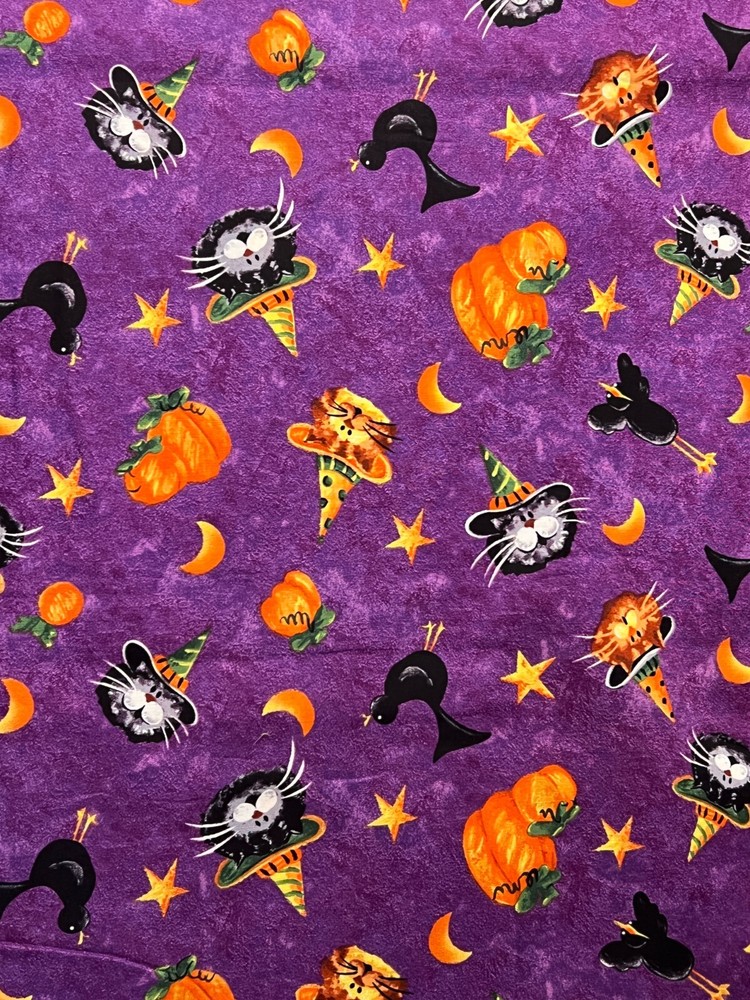 “Kitty tree heads” fabric – by Pat Olson for Springs Global – Joann Fabrics