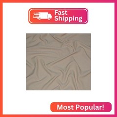 Poly Poplin Solid Fabric 120″ Wide Sold By The Yard (Champagne)