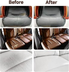 108*51” Vinyl Upholstery Leather Brown Marine Auto Boat Faux Fabric DIY Repair