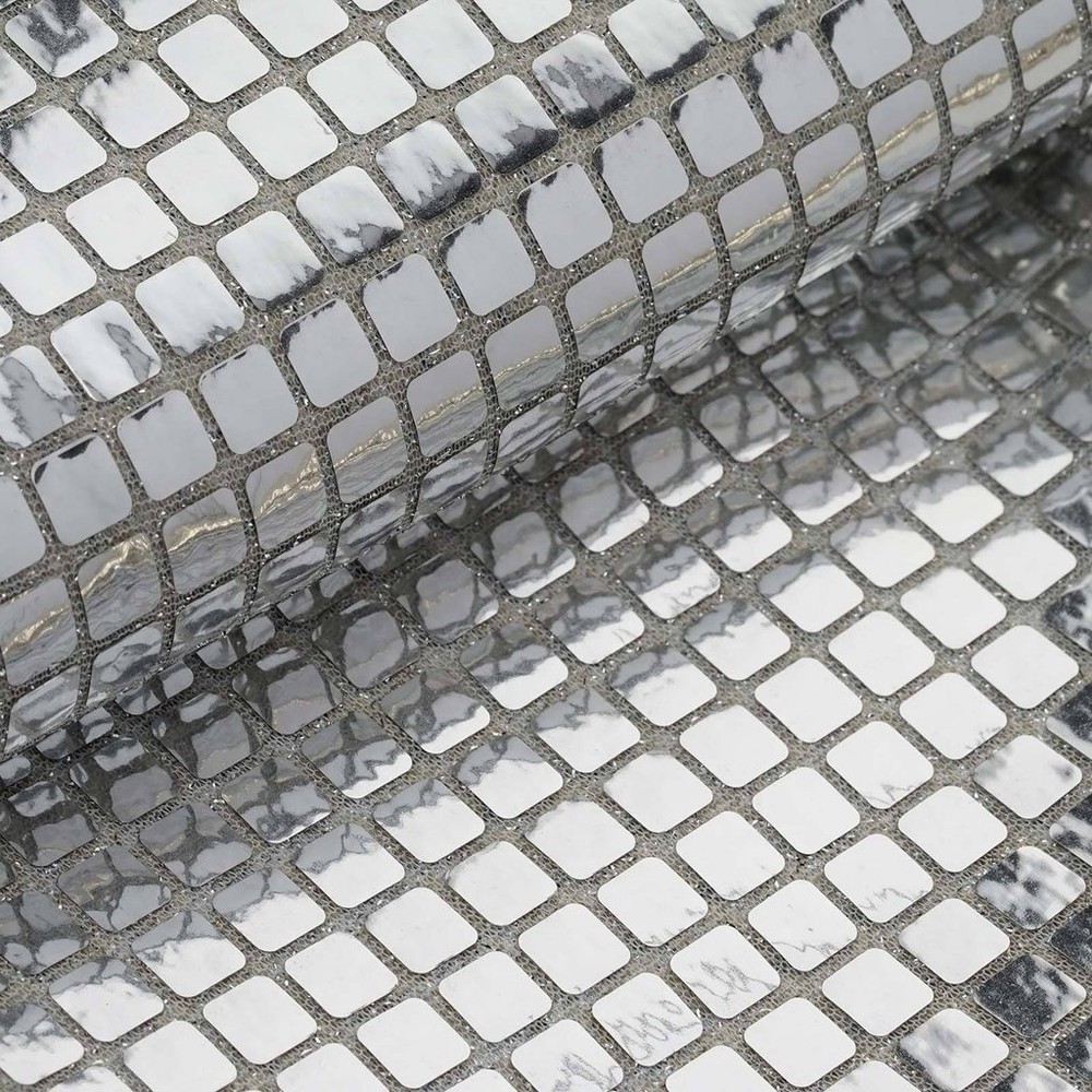 35″ x 10 yards SILVER Mirror Foil on Tulle FABRIC BOLT Wedding Party Decorations