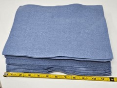 24 pcs Denim Blue 100% Acrylic Felt Fabric Craft Sheets 1.5mm 9 x 12 inches USA