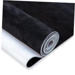 Suede Auto Headliner Fabric 54″ L × 60″ W with Foam Backing – 54″L×60″W Black