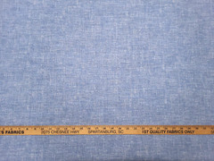 P Kaufmann DESMOND SOLID CHAMBRAY Indigo Blue Slubby Solid Drapery Uph Fabric