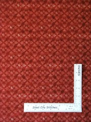 Patriotic Country Brick Red Diamond Cotton Fabric Live Free Henry Glass Yard