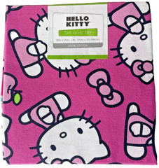 NEW Hello Kitty by Sanrio Pink Apples Fat Quarter 18″x22″ Cotton