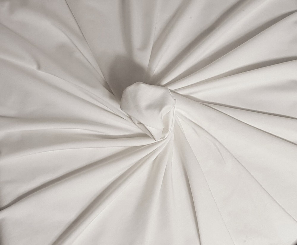 White Activewear Fabric by the Yard 4 Way Stretch Poly Spandex