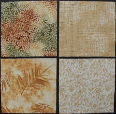 Ferns 26 ea 6″ Squares 100% Cotton Quilt Crafting Sewing Fabric Timeless MF-118