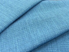 Old World Weavers OUTDOOR Upholstery Fabric- Madagascar Plain FR / Aqua 13 yds