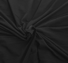 Black Micro Modal Supima Cotton Spandex Fabric Jersey Knit by Yard12/27/17 #AA