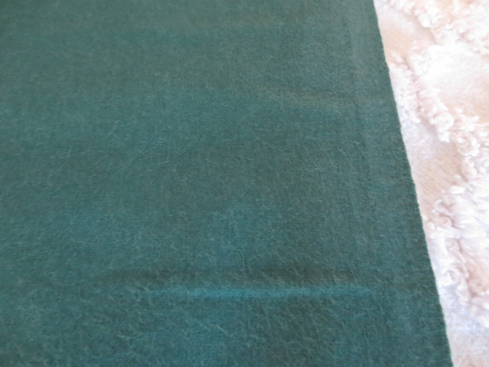 4842 Med. Wt. Home Decor GREEN Cotton/Cotton Blend FLANNEL FABRIC-62″ x 4 yds.