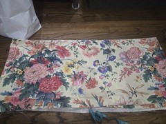 Brunschwig Fils Mon Jardin cotton chintz fabric 152″ x 17″ + 2 Fat Quarters