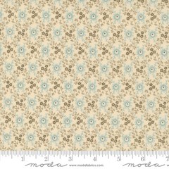 Lydias Lace London Grace Blenders Biscuit Aqua Betsy Chutchian for Moda 1/2 Yard