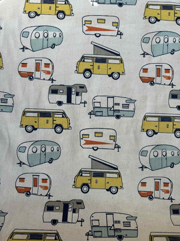 Vintage Camper Maya Macon Beige – Premier Prints Cotton Canvas Fabric