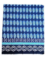 Michael Miller Fabric Yasmin Blue Ikat Border 1 Yard x 44″ CX5541