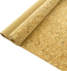 11.8″ x 52″(30cm x 132cm) Real Cork Faux Leather Roll for Bows Earrings Makin…