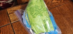 Fabric scraps and remnants, about 1 pound random cottons *FS7*