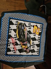 Pillows Fabric Panels Race Car #2