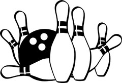 Bowling #13 – 8″ x 10″ – T Shirt Hoodie Iron On Transfer