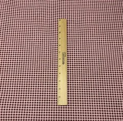 PREMIER PRINTS LANCASTER KELSO CHOCOLATE BROWN PINK FURNITURE FABRIC BY 7 YARDS