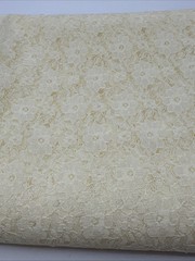 IVORY FLORAL OVERLAY LACE FABRIC 31″x45″
