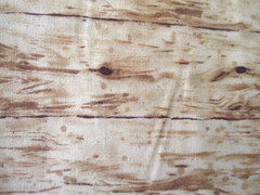 6-2/3 YDS CREAMS-BROWNS WOODEN BOARDS “COUNTRY HOME” 100% COTTON SSI FABRICS