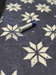 5.5 Yard Star on Navy Cotton Canvas Plain Weave Oeko-Tex 45in Joann Fabric