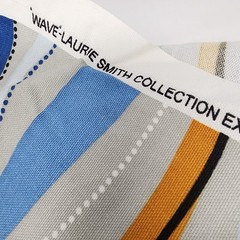 Cotton Fabric WAVE Laurie Smith Collection Hancock Soil Stain Resistant 2 yds