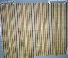 Tommy Bahama Woven Cotton Fabric “Vera Cruz” Brown/Aqua Stripe Home Decor 54×40″