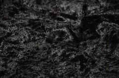 VELVET PANNE CRUSHED BACKDROP VELOUR STRETCH FABRIC 60″ WIDE BLACK BY THE YARD