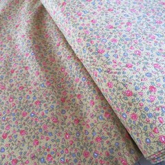 By The Yard, Country Tiny Flowers On Yellow ~ $3.99 Ships Any Amount Of Fabric.