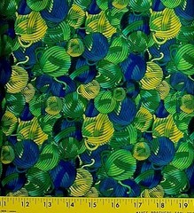 BTHY Possibilities Yarn Balls Packed Cotton Fabric By The Half Yard 1704
