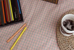 164cm width Yarn Dyed Check Gingham Cotton Fabric made in Korea by the Yard