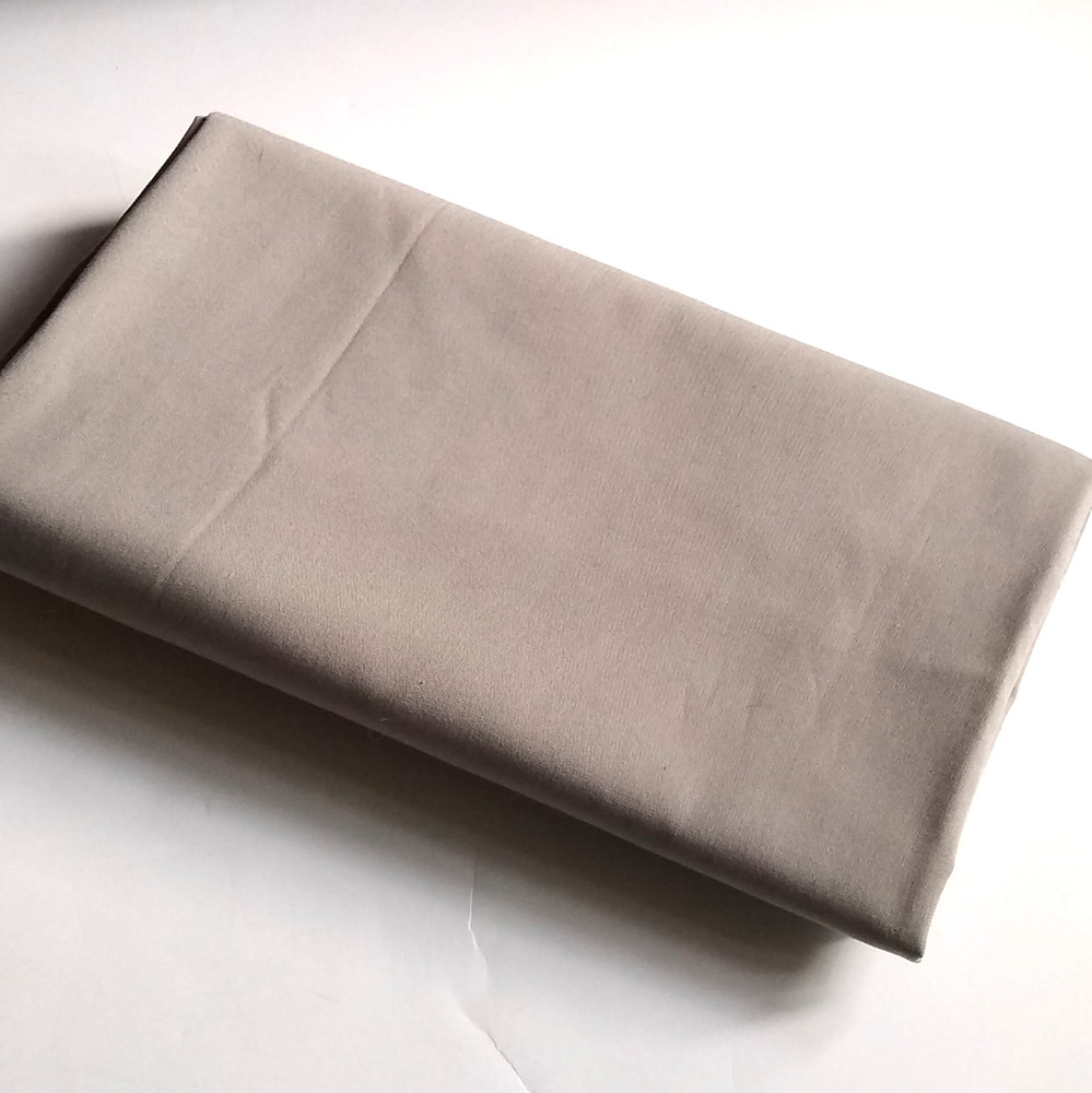 Solid GRAY 100% Cotton Mid-Weight Broadcloth 46 x 77 – 2 Yds + 5 In NEW