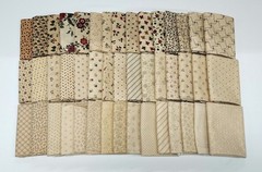 10 Fat Quarters – Kansas Troubles by Moda (Neutrals, Creams, LIGHT COLORS ONLY)