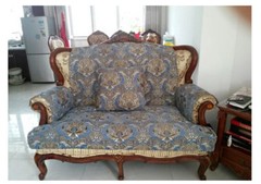 Thicken Chenille Pillow Cushion Case Upholstery Material Jacquard Sofa Fabric
