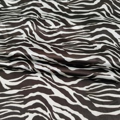58” Wide By Yards Silky Charmeuse Striped Zebra Satin Print Fabric Lining Soft